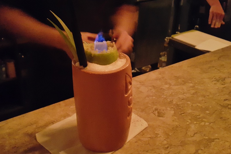 trago flambeado