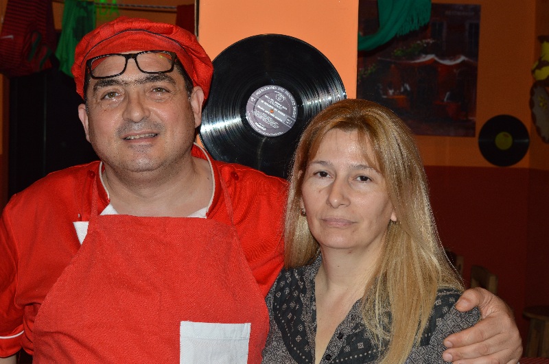 Agostino y su esposa