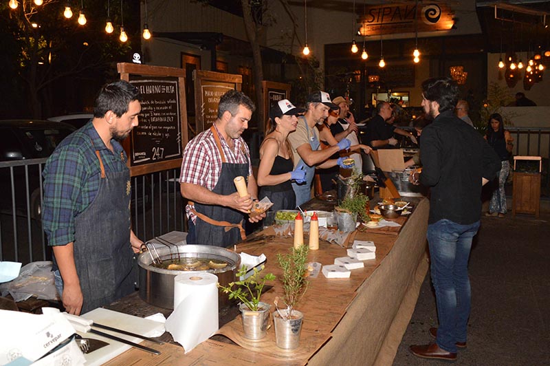 Siete cocineros prepararon recetas especiales para maridar con el 24.7 la nueva cerveza de Patagonia.