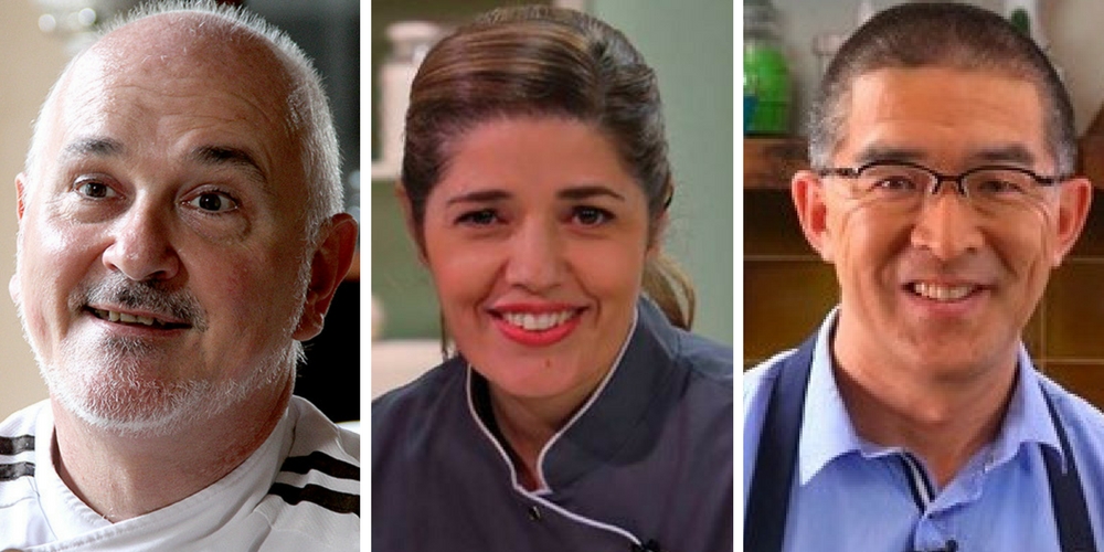 Los chefs Osvaldo Gross, Isabel Vermal y Takehiro Ohno, provenientes de la Argentina coincidirán en estos días en nuestra ciudad para participar de eventos gastronómicos.