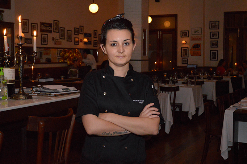 Marcia Rodríguez, chef ejecutivo de Novecento, argentina, natural de Mendoza. Hace 9 años que frecuenta el Paraguay.