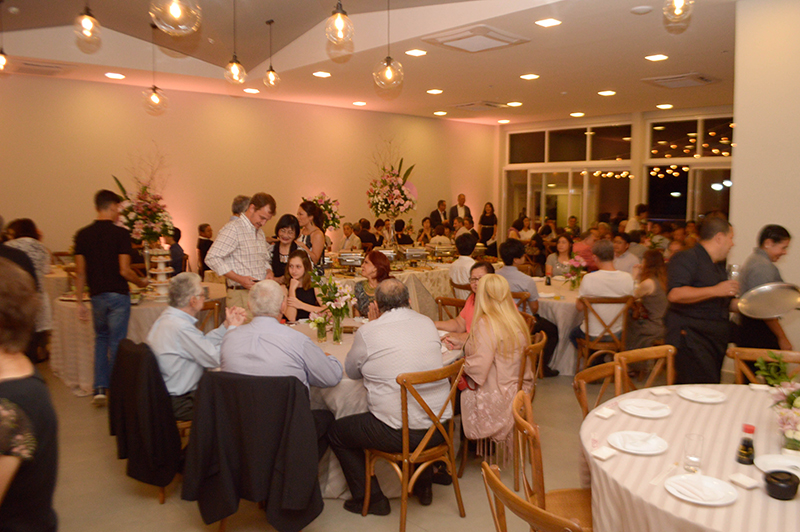 Vista general del nuevo salón de eventos, ubicado en la segunda planta del restaurante con capacidad para 150 personas.