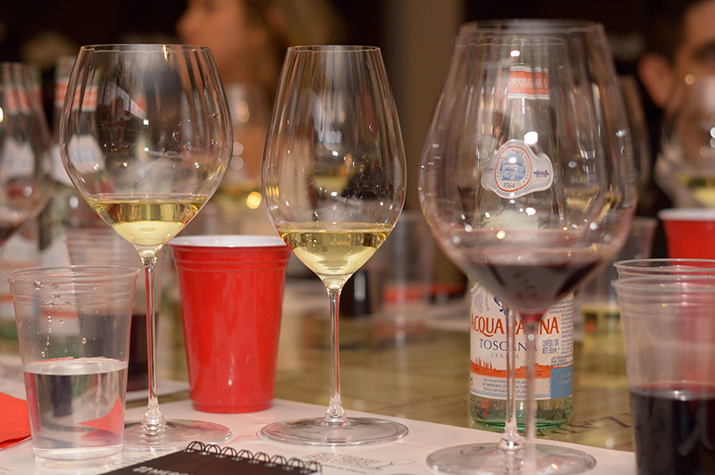 Las copas Riedel de la línea Perfomance, tienen un efecto óptico que dan la impresión de que tienen rayas verticales. Tienen una mayor superficie interna que ayuda a mejorar la oxigenación de los vinos.