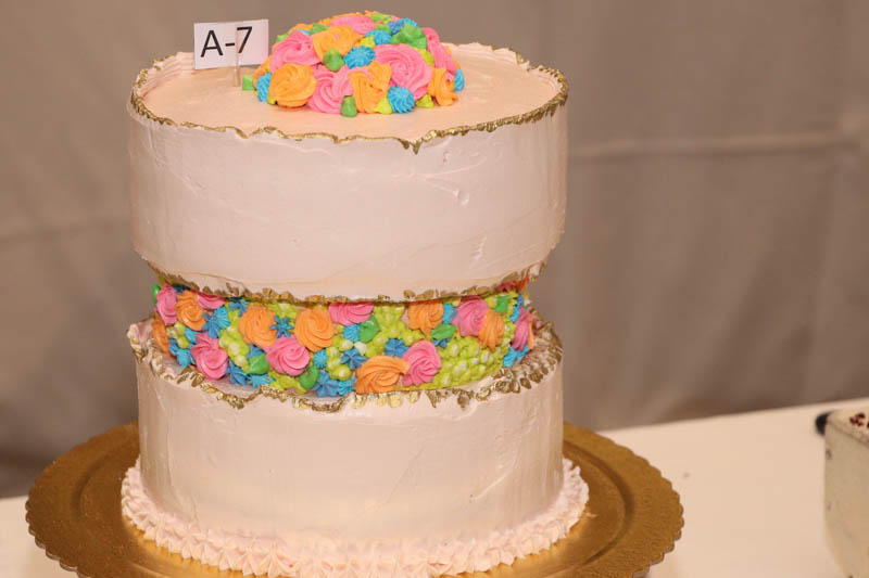 Esta fue la torta premiada en la categoría de aficionados. Elaborada por Carmiña Miyata y Maria de Miyata, provenientes de Pedro Juan Caballero.