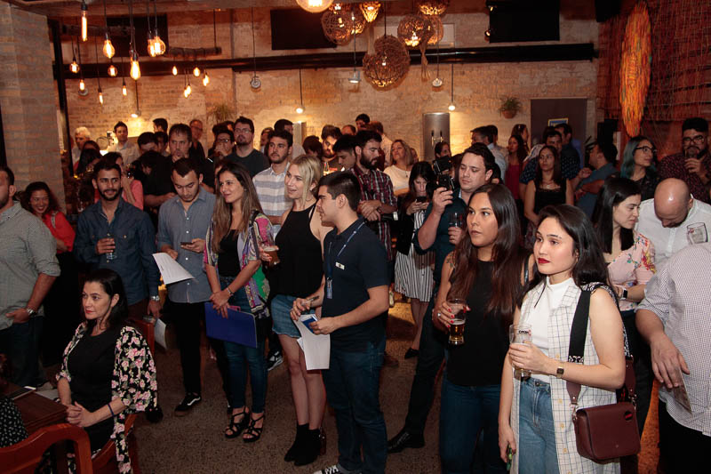Gran cantidad de invitados asistieron al lanzamiento de las choperas Memo realizado en Cocina Clandestina con participación de representantes de diversas marcas de cerveza.